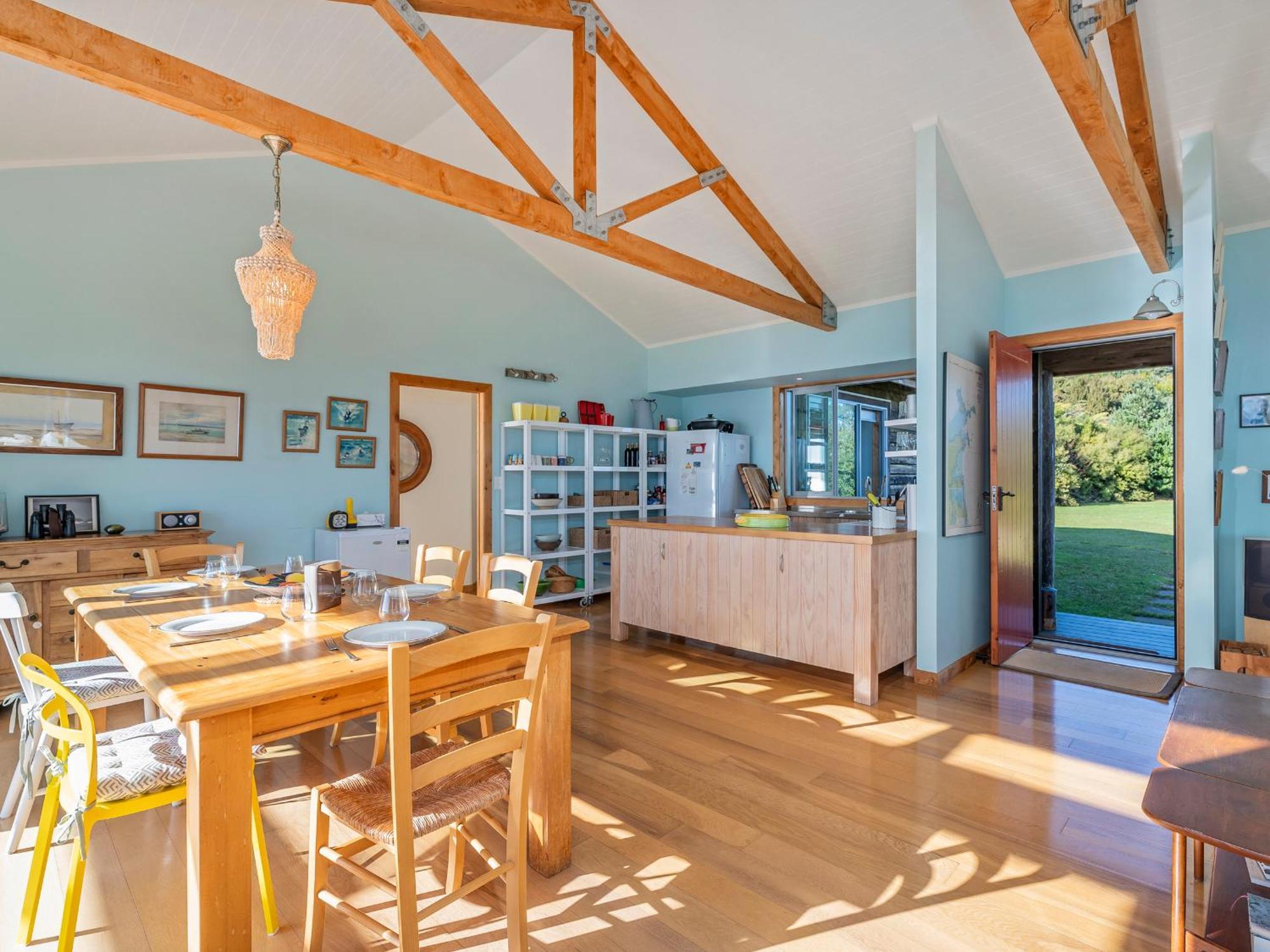 The Grandstand - Hahei Holiday Home Exteriör bild